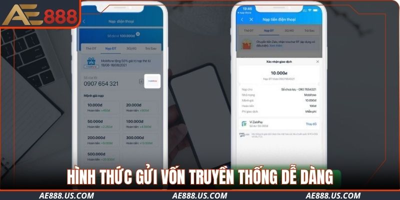 Hình thức gửi vốn truyền thống dễ dàng cho mọi đối tượng